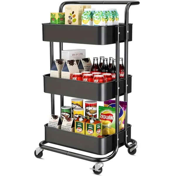 Kitchen Trolley Rack, Kitchen Cart/Rolling Metal